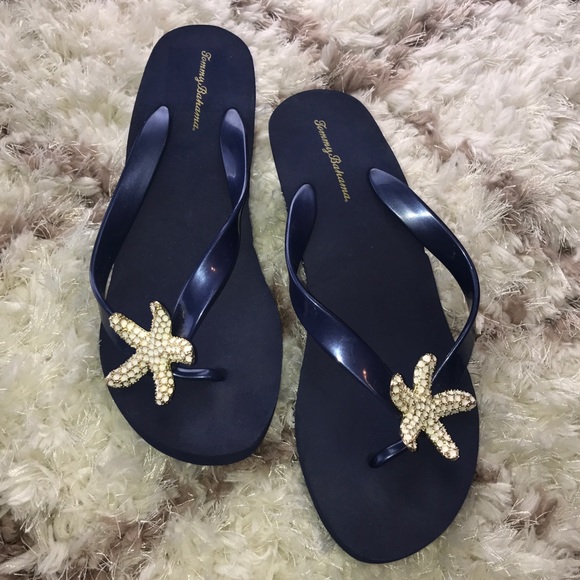 tommy bahama wedge flip flops